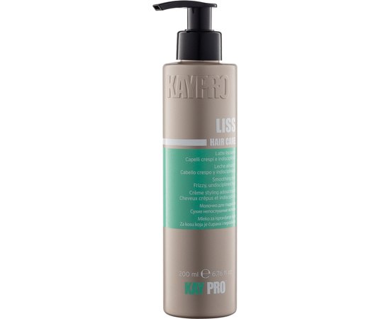 Молочко для разлаживания непослушных волос Kay Pro Hair Care Liss Smoothing Milk, 200 ml