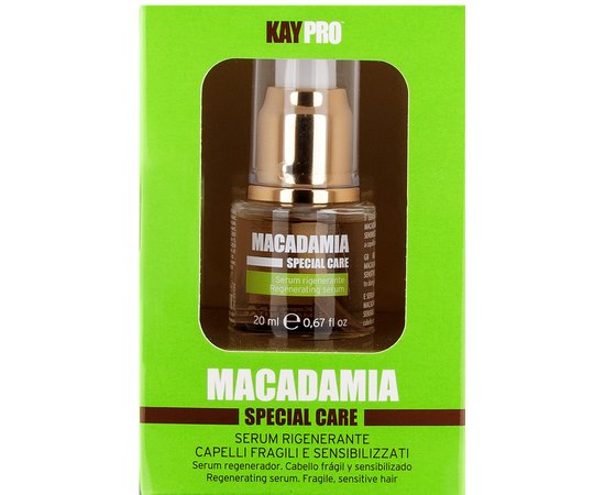 Сыворотка с маслом макадамии Kay Pro Macadamia Regenerating Serum, изображение 2