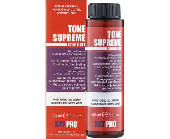 Тонировочная гель-краска Kay Pro Tone Supreme Color Gel, 60 ml