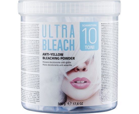 Пудра ультраосвітлювальна до 10 рівнів Kay Pro Ultra Bleach Powder 10 Toni, 500 g, фото 