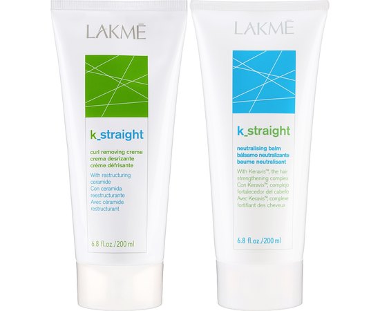 Комплекс для випрямлення пористого та ослабленого волосся Lakme K.Straight Curl Removing System for Sensitive Hair 1, фото _ab__is.image_number.default