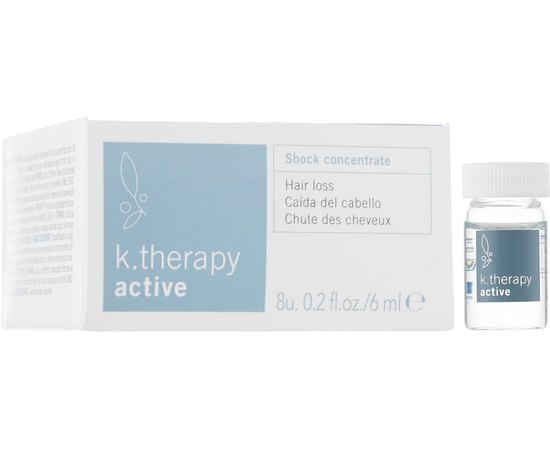 Концентрат против выпадения волос Lakme K.Therapy Active Shock Concentrate, 8*6 ml, изображение 2