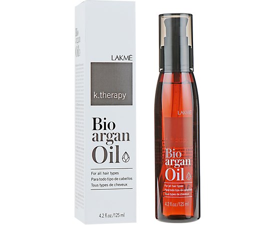 Аргановое масло для волос Lakme K.Therapy Bio Argan Oil, 125 ml, изображение 2