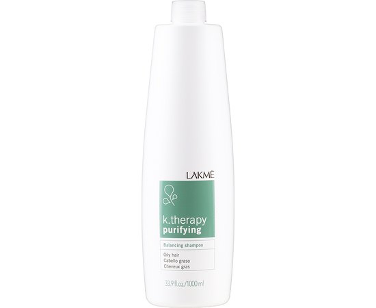 Балансирующий шампунь для жирных волос Lakme K.Therapy Purifying Balancing Shampoo