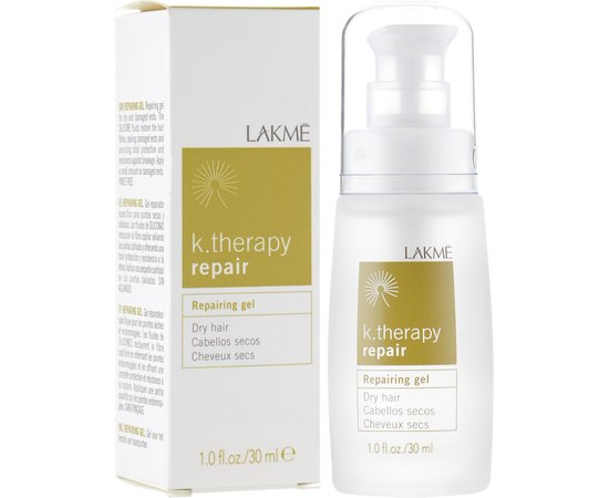 Восстанавливающий гель для сухих волос Lakme K.Therapy Repairing Gel Dry Hair, 30 ml, изображение 2