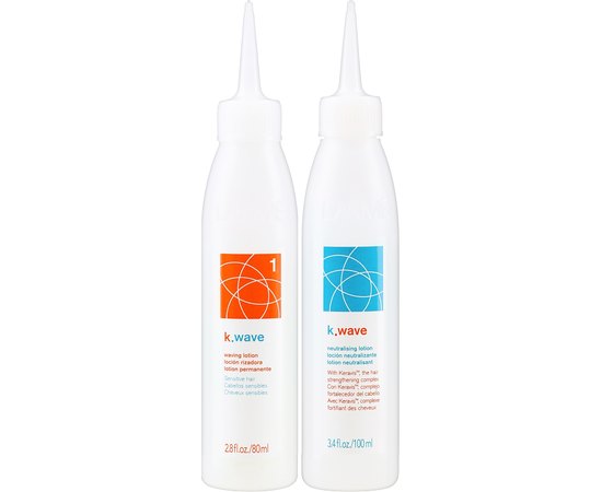 Двухкомпонентная химическая завивка для натуральных волос Lakme K.Wave Waving System for Natural Hair 1, изображение 2