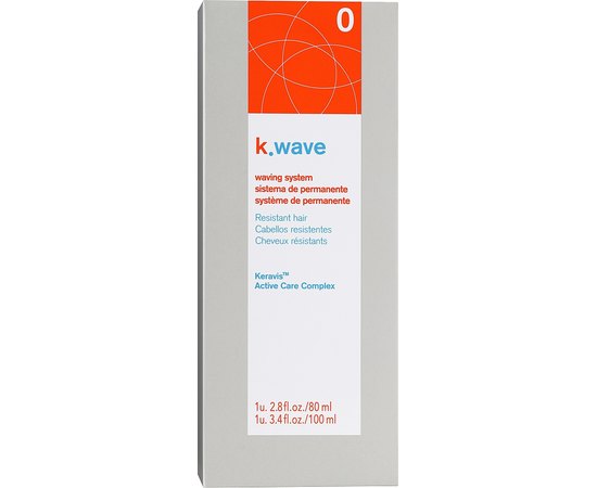 Двухкомпонентная химическая завивка для жестких волос Lakme K.Wave Waving System for Resistant Hair 0