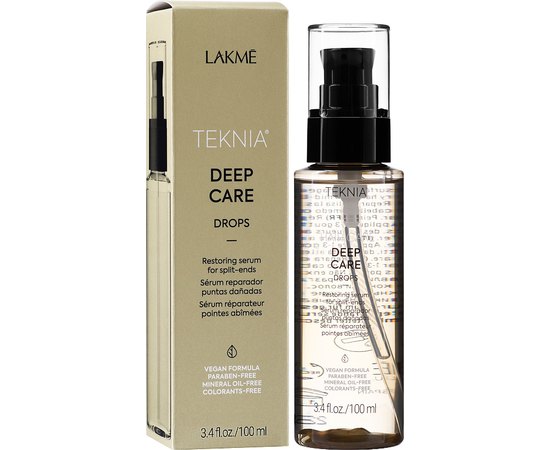 Відновлювальні краплі для сухого або пошкодженого волосся Lakme Teknia Deep Care Drops, 100 ml, фото _ab__is.image_number.default