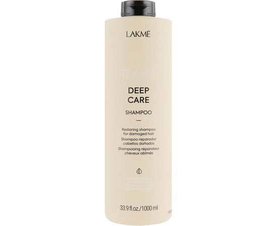 Восстанавливающий шампунь для поврежденных волос Lakme Teknia Deep Care Shampoo, изображение 3