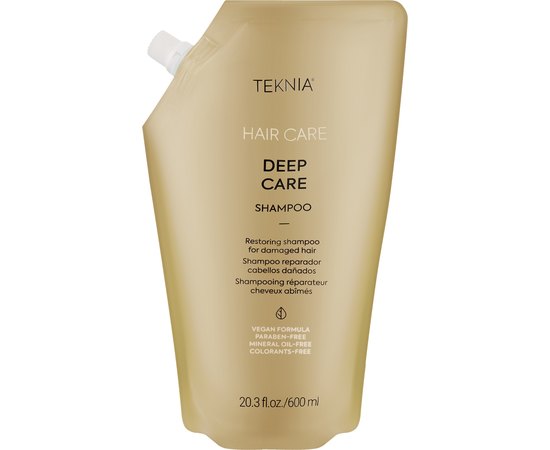 Восстанавливающий шампунь для поврежденных волос Lakme Teknia Deep Care Shampoo, изображение 2