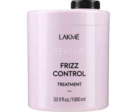 Дисциплинирующая маска для непослушных или волнистых волос Lakme Teknia Frizz Control Treatment, изображение 2