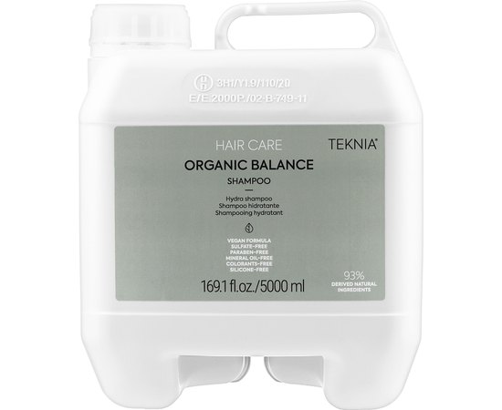 Шампунь для волос для повседневного использования Lakme Teknia Organic Balance Shampoo, изображение 3