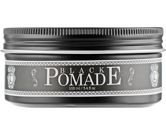 Черная помада для стайлинга волос для мужчин Lavish Care Black Pomade Medium Hold Black, 100 ml, изображение 2 Черная помада для стайлинга волос для мужчин Lavish Care Black Pomade Medium Hold Black, 100 ml, изображение 2