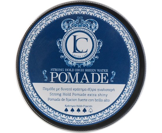 Помада для волос сильной фиксации Экстраблеск для мужчин Lavish Care Strong Hold Hide Sheen Water Pomade, 100 ml