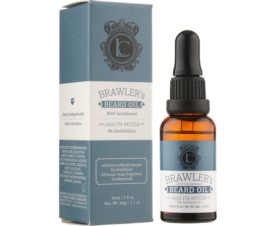 Олія для бороди Lavish Hair Care Brawler's Beard Oil With Sandalwood, 30 ml, фото _ab__is.image_number.default