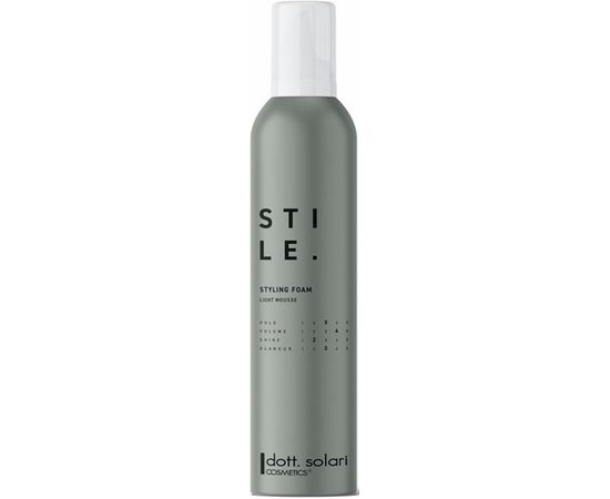 Мусс для объема Dott. Solari Styling foam Light mousse, 300 ml