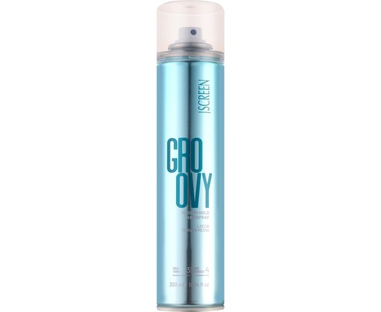 Лак для волосся середньої фіксації Screen Control Groovy Medium Hold Hair Spray, 300 ml, фото 