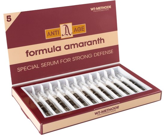 Ампулы для омоложения, укрепления и блеска волос Anti Age Плацент Формула Амарант, 12x10 ml, изображение 2