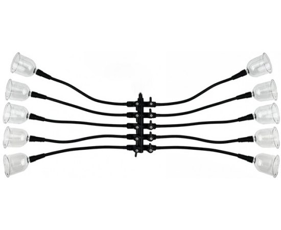 Апарат 3 в 1 модель 367 вакуумно-вибрационного массажа с насадкой термовакуум Beauty Service, изображение 12