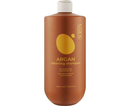 Аргановый шампунь для волос Screen Argan Silkening Shampoo, изображение 3 Аргановый шампунь для волос Screen Argan Silkening Shampoo, изображение 3