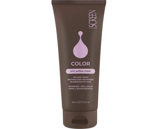 Маска для нейтрализации желтых оттенков Screen Color Enlive Anti-Yellow Mask, изображение 2