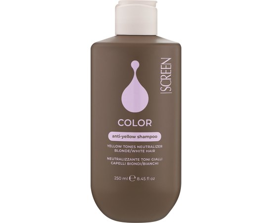 Шампунь для нейтрализации желтых оттенков Screen Color Enlive Anti-Yellow Shampoo, изображение 2
