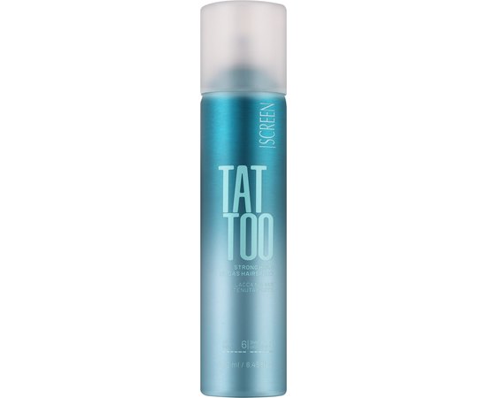 Лак для волос без газа сильной фиксации Screen Control Tattoo Strong Hold No Gas Hair Spray, 250 ml