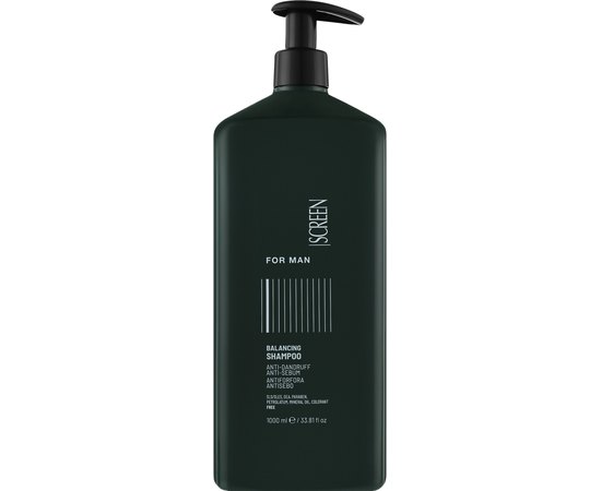 Чоловічий шампунь балансувальний проти лупи Screen For Man Balancing Shampoo, фото _ab__is.image_number.default Чоловічий шампунь балансувальний проти лупи Screen For Man Balancing Shampoo, фото _ab__is.image_number.default