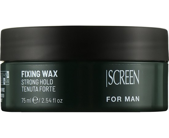 Моделирующий воск сильной фиксации для мужчин Screen For Man Fixing Wax, 75 ml