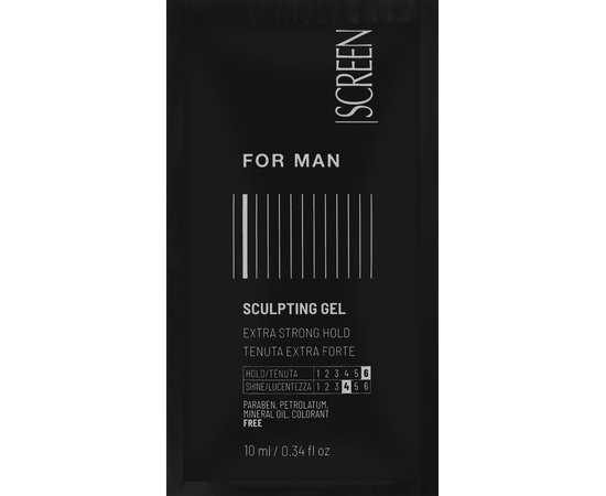 Гель екстрасильної фіксації для чоловічого волосся Screen For Man Sculpting Gel, фото 