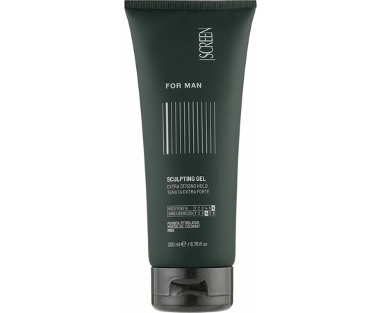 Гель экстрасильной фиксации для мужских волос Screen For Man Sculpting Gel, изображение 2 Гель экстрасильной фиксации для мужских волос Screen For Man Sculpting Gel, изображение 2
