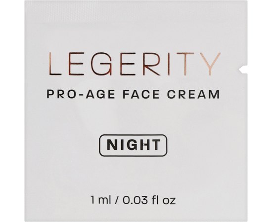 Ночной антивозрастной крем для лица Screen Legerity Pro-Age Face Night Cream