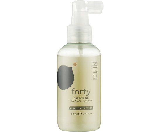 Стимулюючий лосьйон для профілактики випадіння волосся Screen Purest Forty Energizing Veg Scalp Lotion, 150 ml, фото 