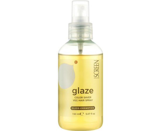 Спрей для защиты цвета волос Screen Purest Glaze Color Saver Veg Hair Spray, 150 ml