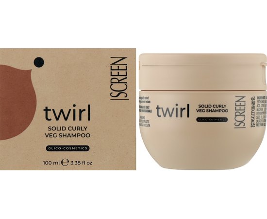 Твердий шампунь для кучерявого волосся Screen Purest Twirl Solid Curly Veg Shampoo, 100 ml, фото _ab__is.image_number.default