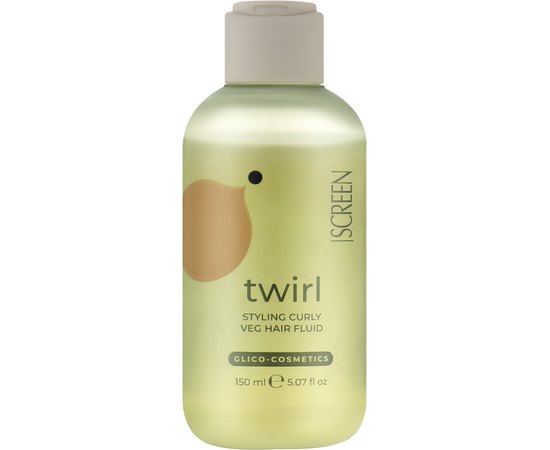Флюїд для фіксації та живлення кучерявого волосся Screen Purest Twirl Styling Curly Veg Hair Fluid, фото 