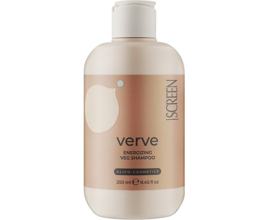 Стимулюючий шампунь для профілактики випадіння волосся Screen Purest Verve Energizing Veg Shampoo, фото 