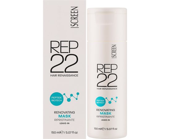 Маска для реставрации волос Screen Rep 22 Renovating Mask, 150 ml, изображение 2