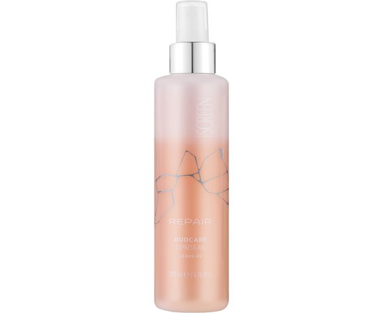 Двофазний незмивний спрей для волосся Screen Repair Duocare Express Aid Leave-In, 200 ml, фото 