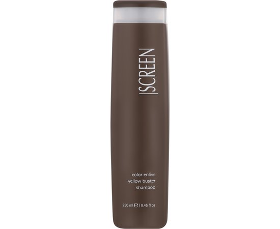 Шампунь с антижелтым эффектом Screen Color Enlive Yellow Buster Shampoo, 250 ml