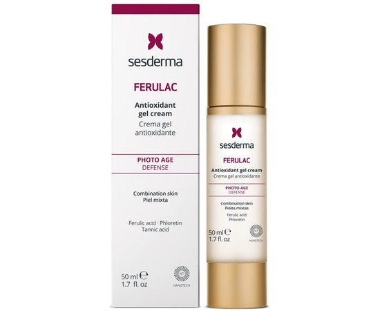 Антиоксидантный гель-крем для лица Sesderma Ferulac Antioxidant Gel Cream, 50 ml