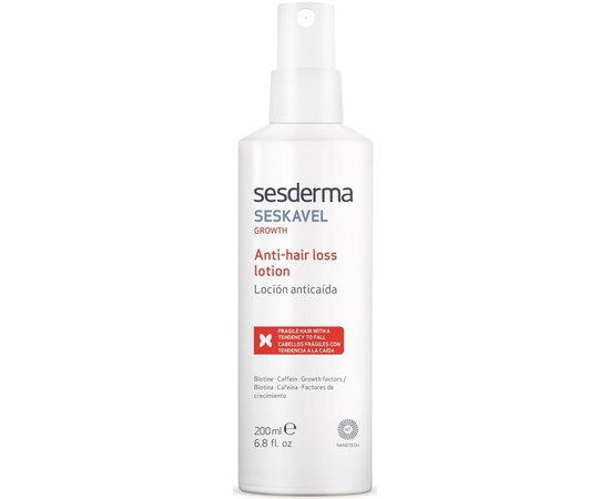 Лосьон против выпадения волос Sesderma Seskavel Anti Hair Loss Lotion, 200 ml, изображение 2