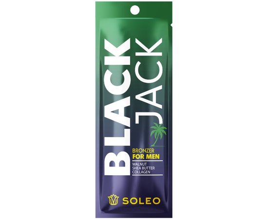 Бронзер для чоловіків з маслом ши Soleo Black Jack Tanning Bronzer, фото _ab__is.image_number.default