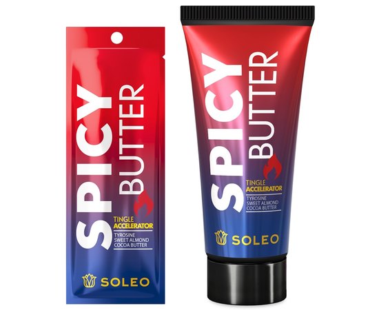 Ускоритель загара с эффектом согревания Soleo Spicy Butter Tingle