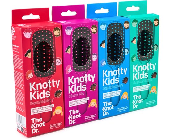 Расческа для волос детская The Knot Dr. Knotty Kids, изображение 6 Расческа для волос детская The Knot Dr. Knotty Kids, изображение 6