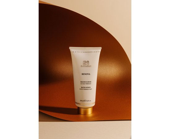 Солевой скраб для тела и лица Ренова Thermae Renova Bath Scrub, 200 ml, изображение 2