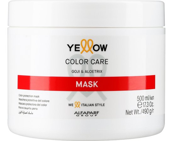 Маска для защиты цвета волос Yellow Color Care Mask
