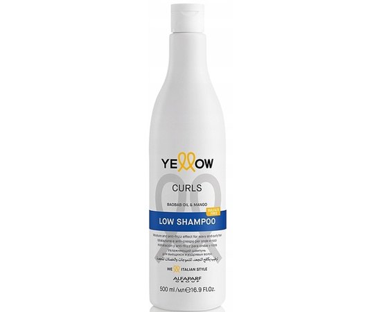 Шампунь для вьющихся волос Yellow Curls Low Shampoo, 500 ml