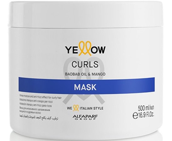 Маска для вьющихся волос Yellow Curls Mask, 500 ml