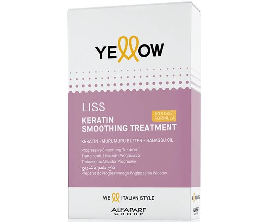 Комплекс для выпрямления волос Yellow Liss Keratin Smoothing Treatment, изображение 2